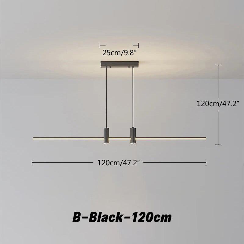 Antizer Modern Minimalist Linear LED Pendant Light