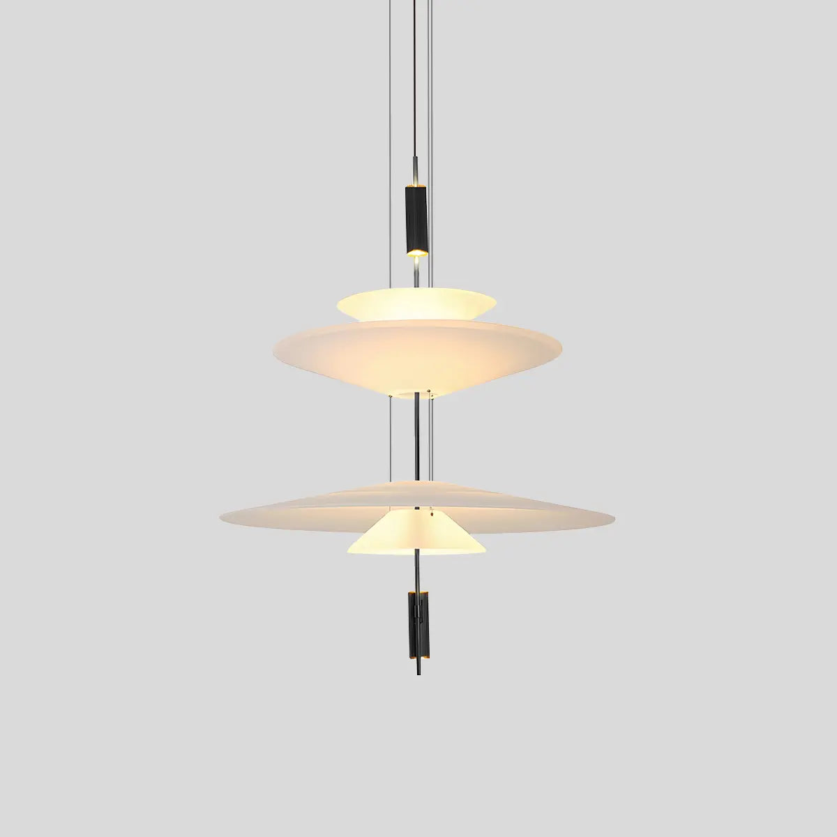 Antizer Layered Disc Pendant Light for Dining Room