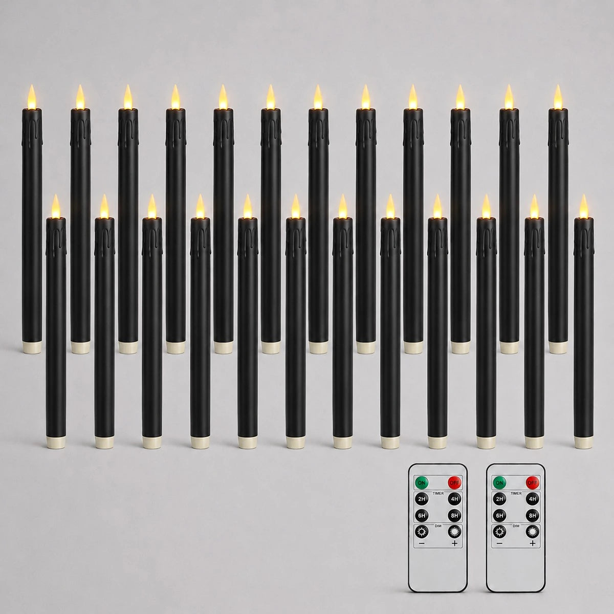 Antizer Flameless Taper Candle