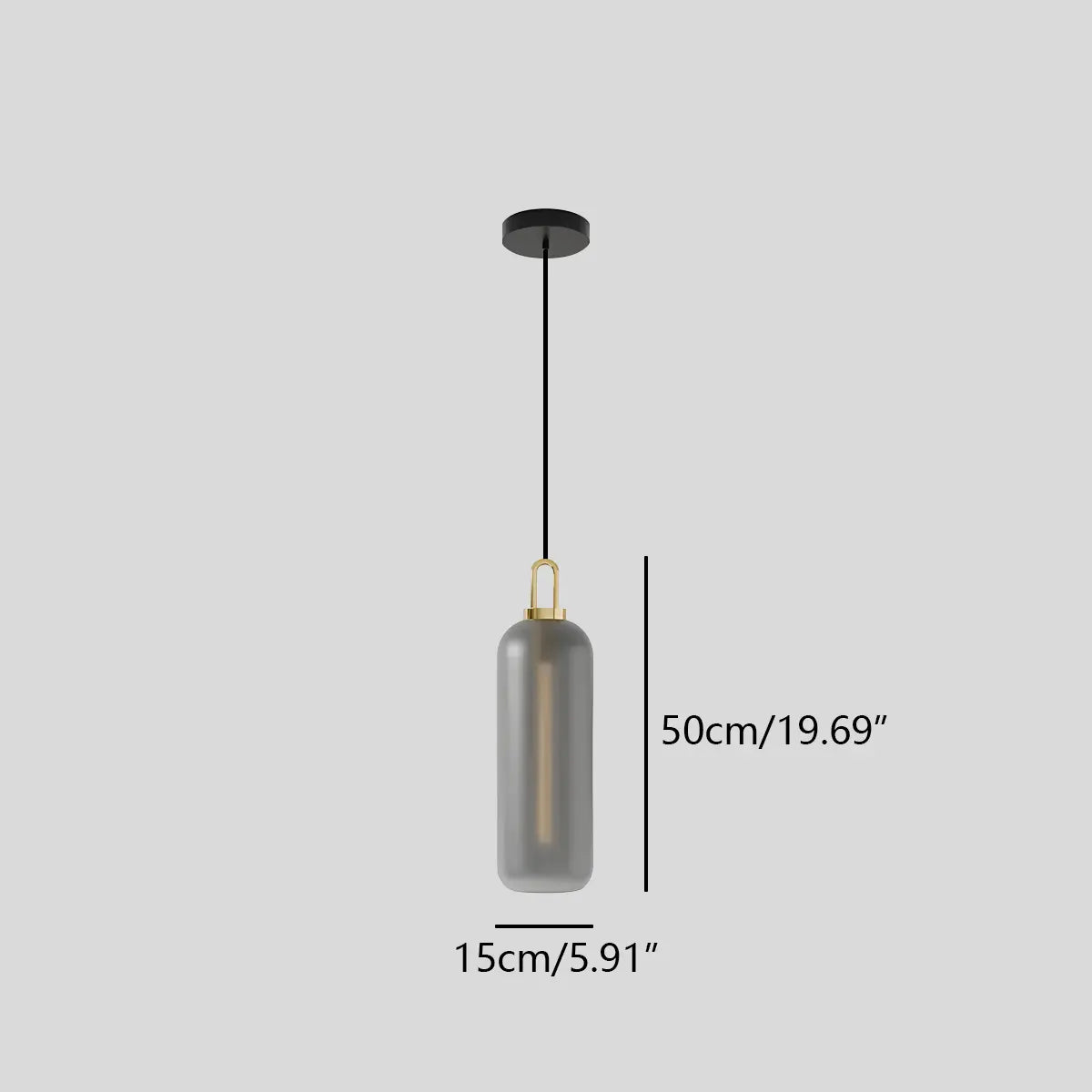 Antizer Kanani Frosted Glass Pendant Light for Kitchen