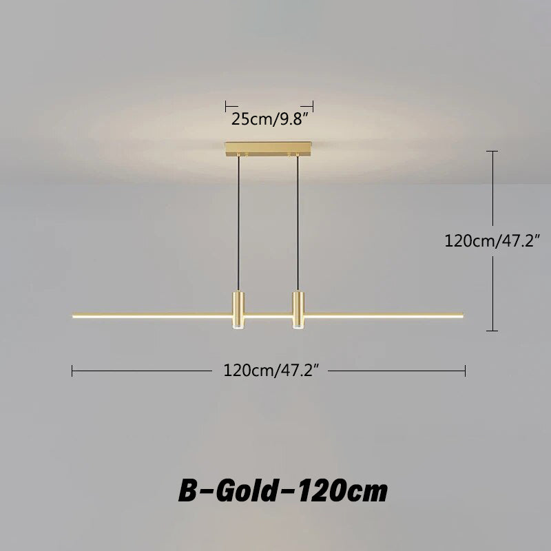 Antizer Modern Minimalist Linear LED Pendant Light