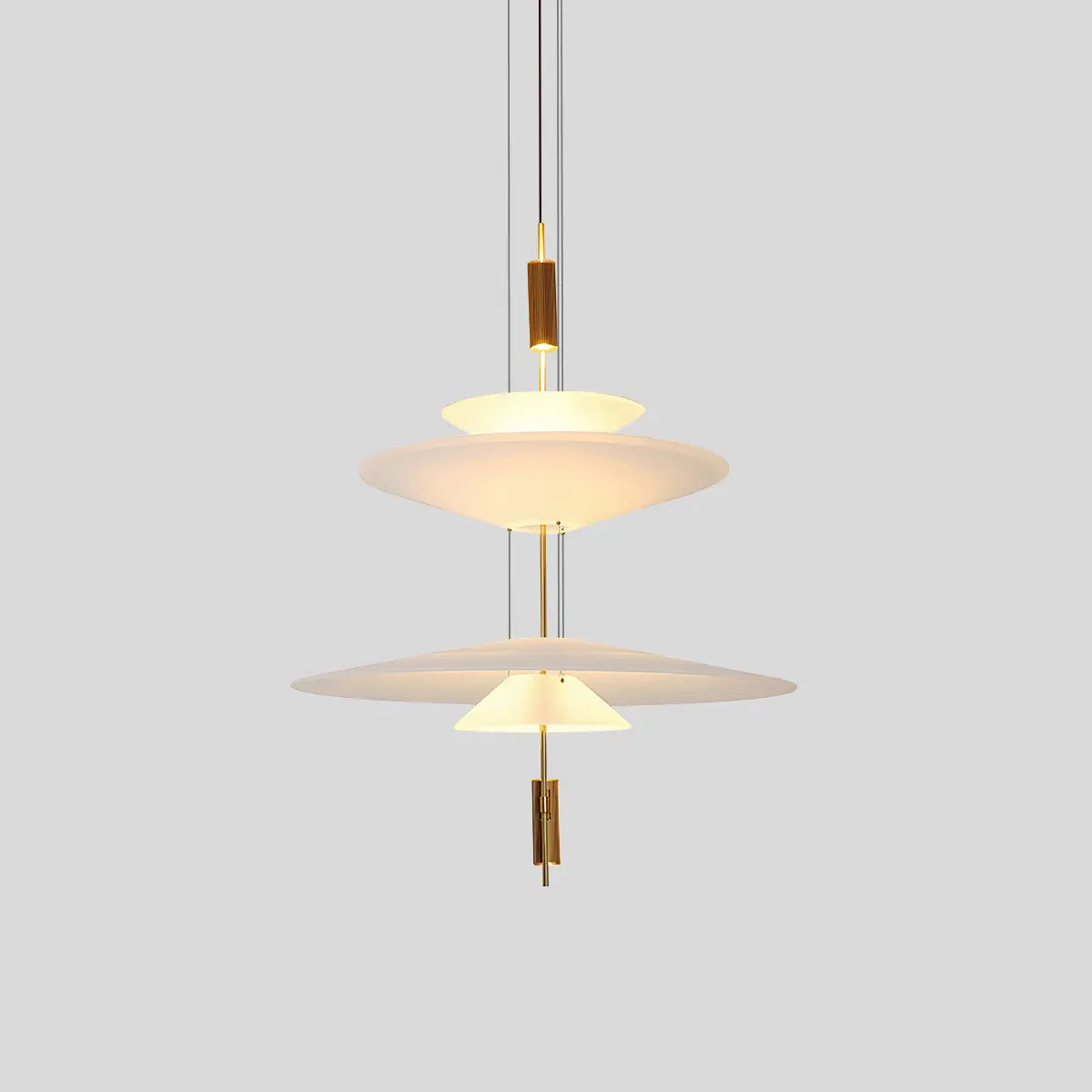Antizer Layered Disc Pendant Light for Dining Room