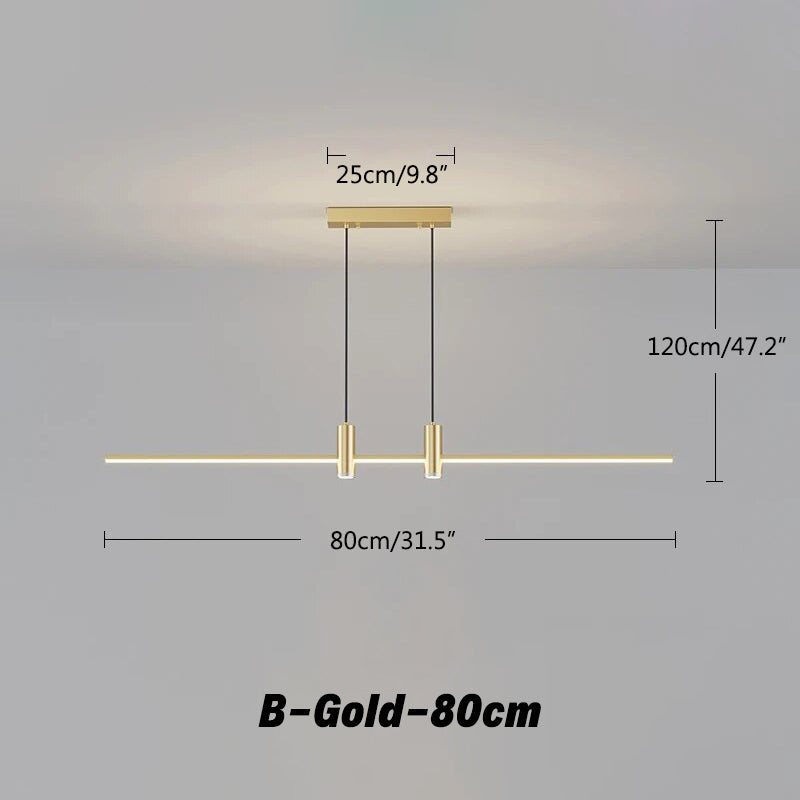 Antizer Modern Minimalist Linear LED Pendant Light