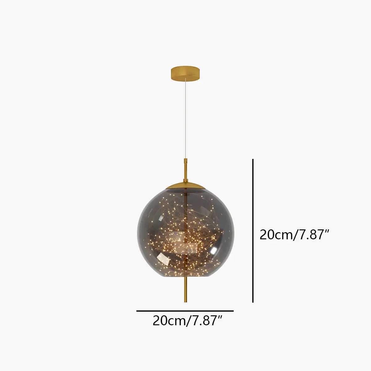 Antizer Twirl Modern Pendant Light for Bedroom