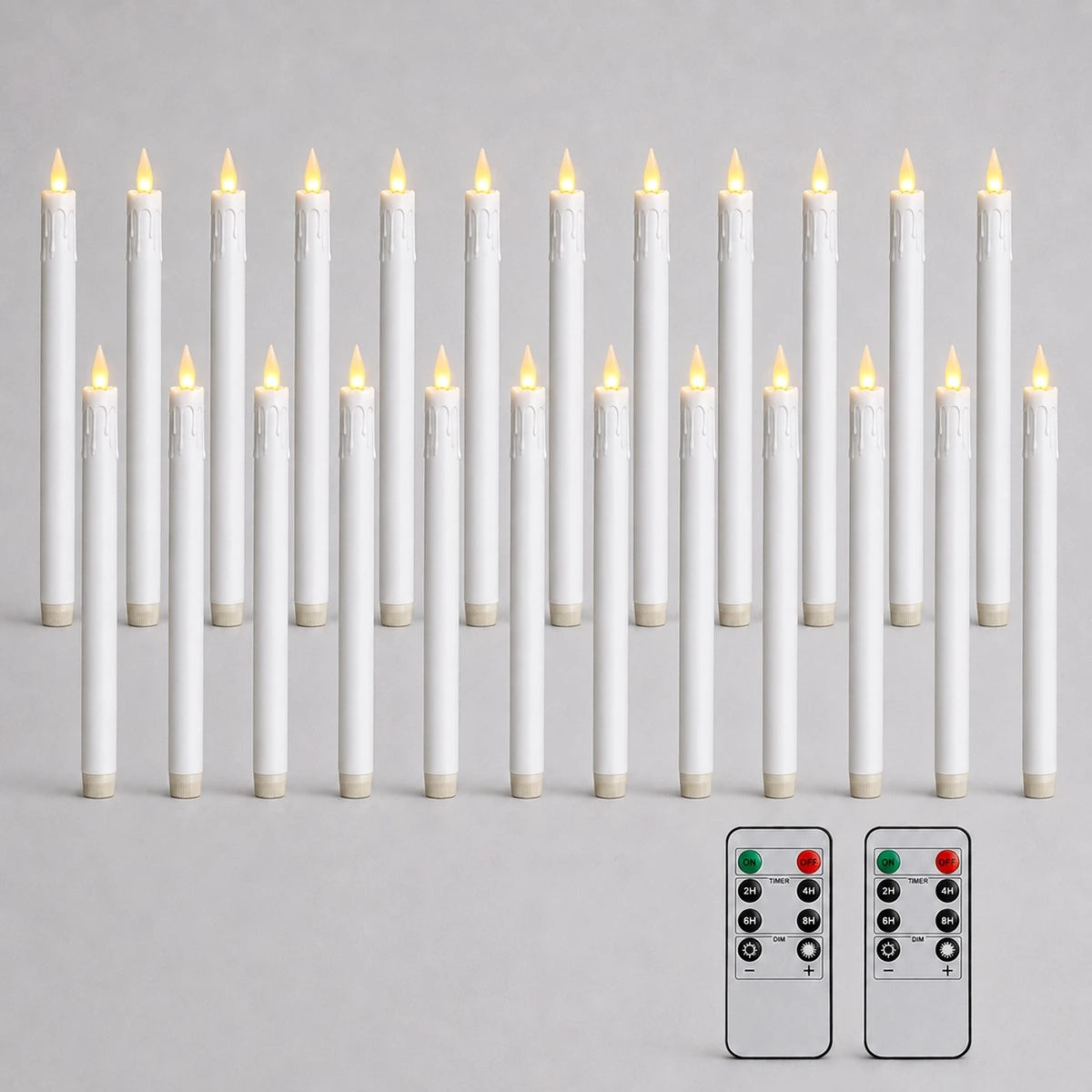 Antizer Flameless Taper Candle