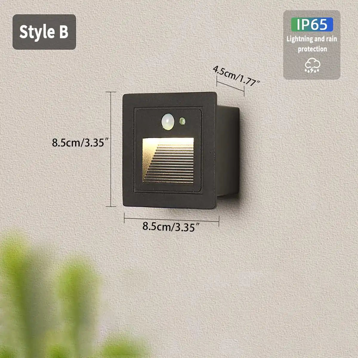 Outdoor Waterproof Induction Wall Light