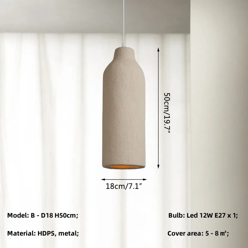 Antizer Simple Gypsum Pendant Lights for Dining Room