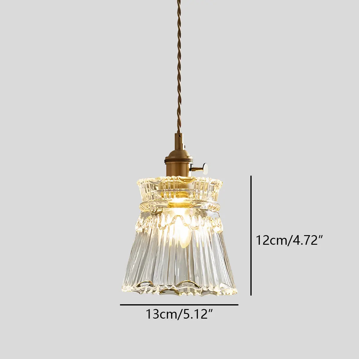Antizer Isabel Glass Pendant Light for Kitchen Island