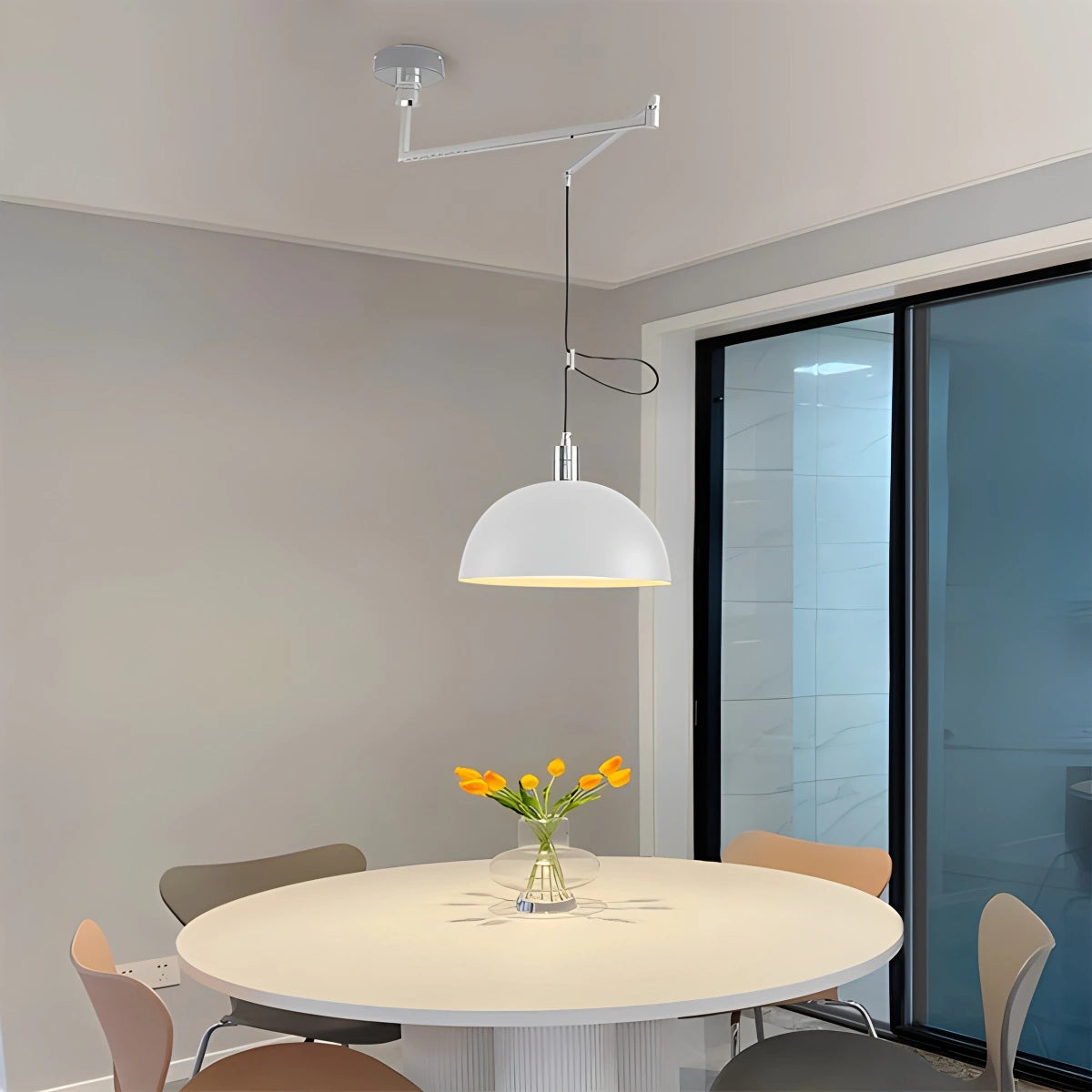 Antizer Bauhaus Creative Rocker Glass Pendant Light