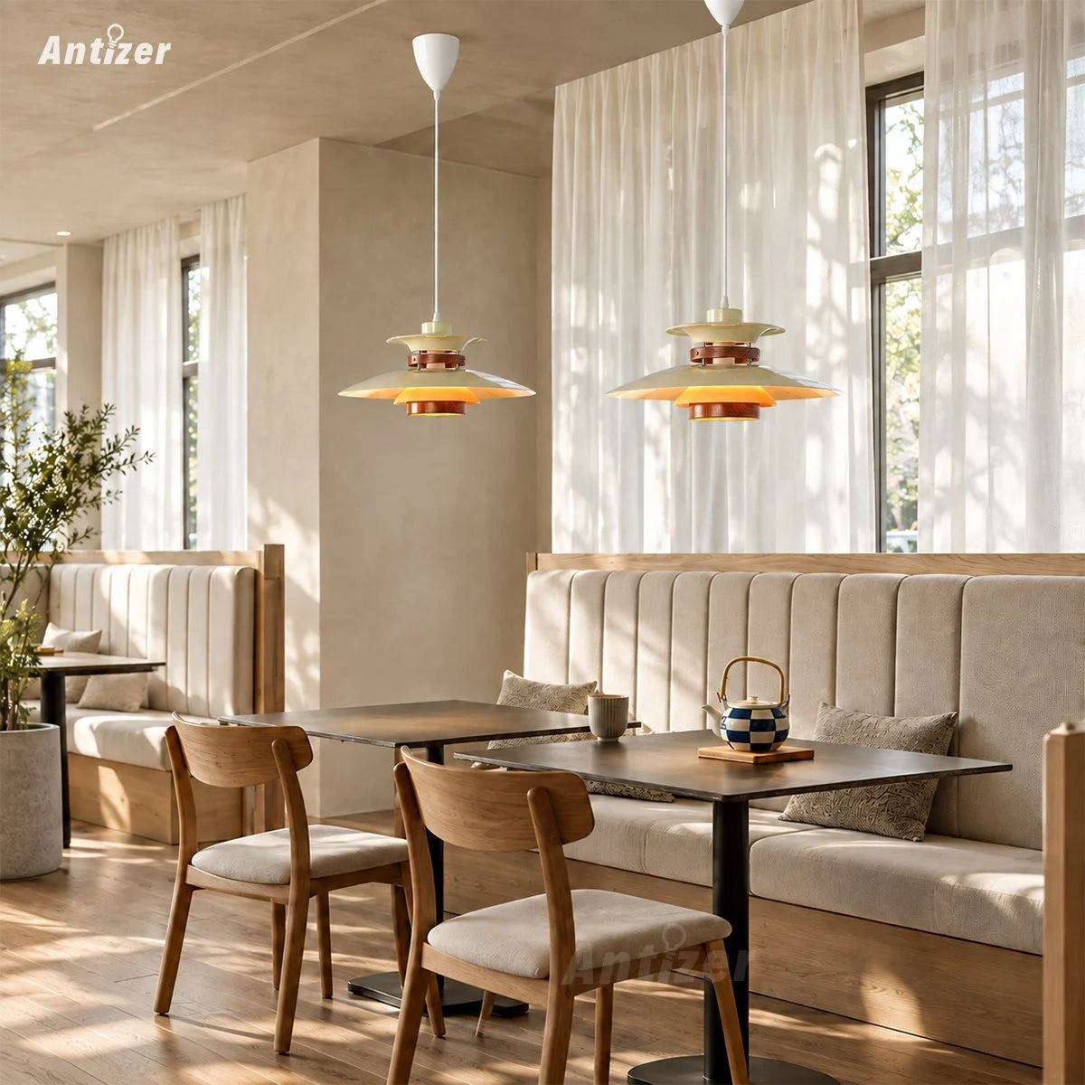 Lámpara colgante Antizer Mercero UFO para cocina o comedor