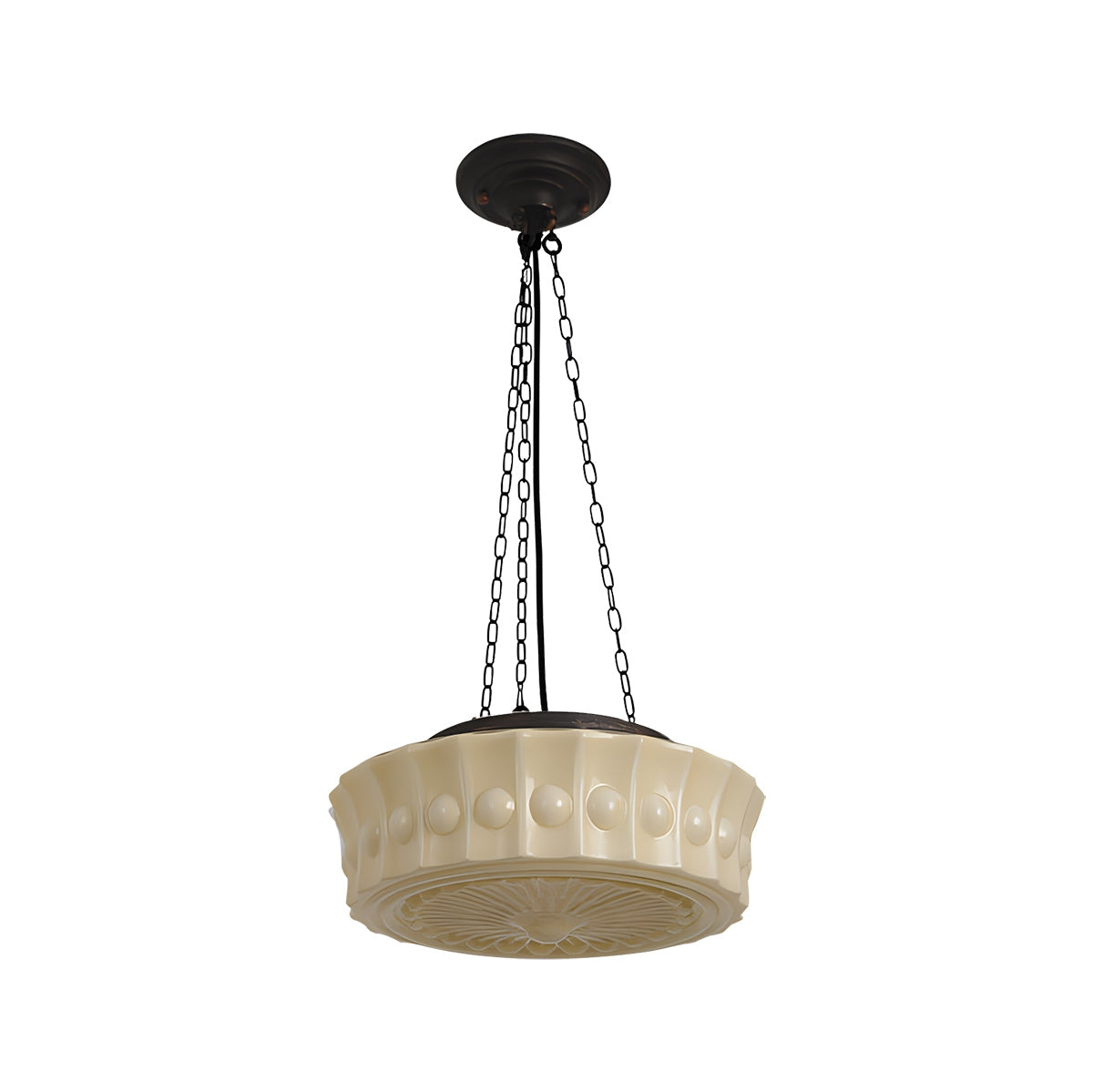 Hailie Vintage French Dome Pendant Light