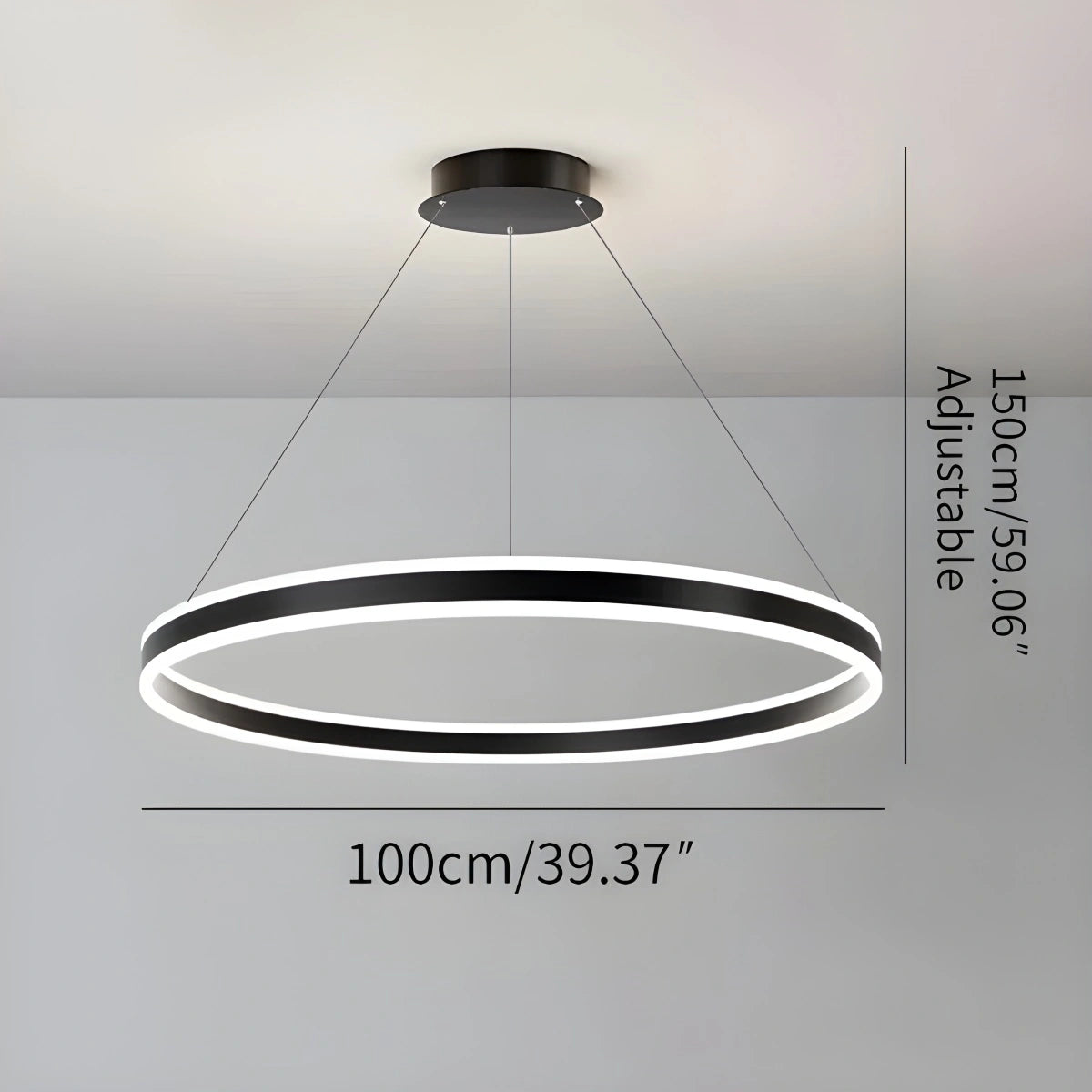 Antizer Circle Layered Living Room Chandelier