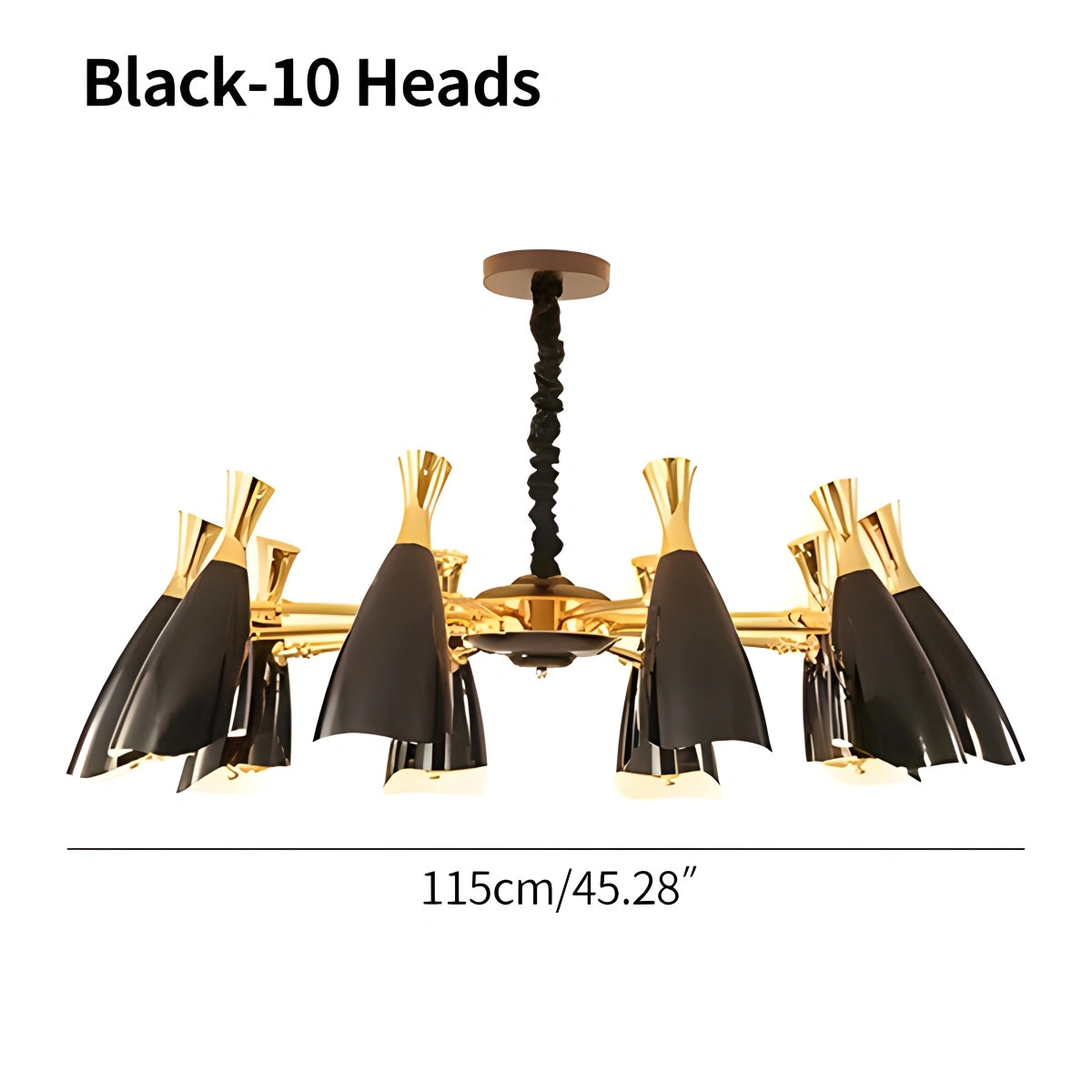 Antizer Nordic Postmodern Trumpet Chandelier