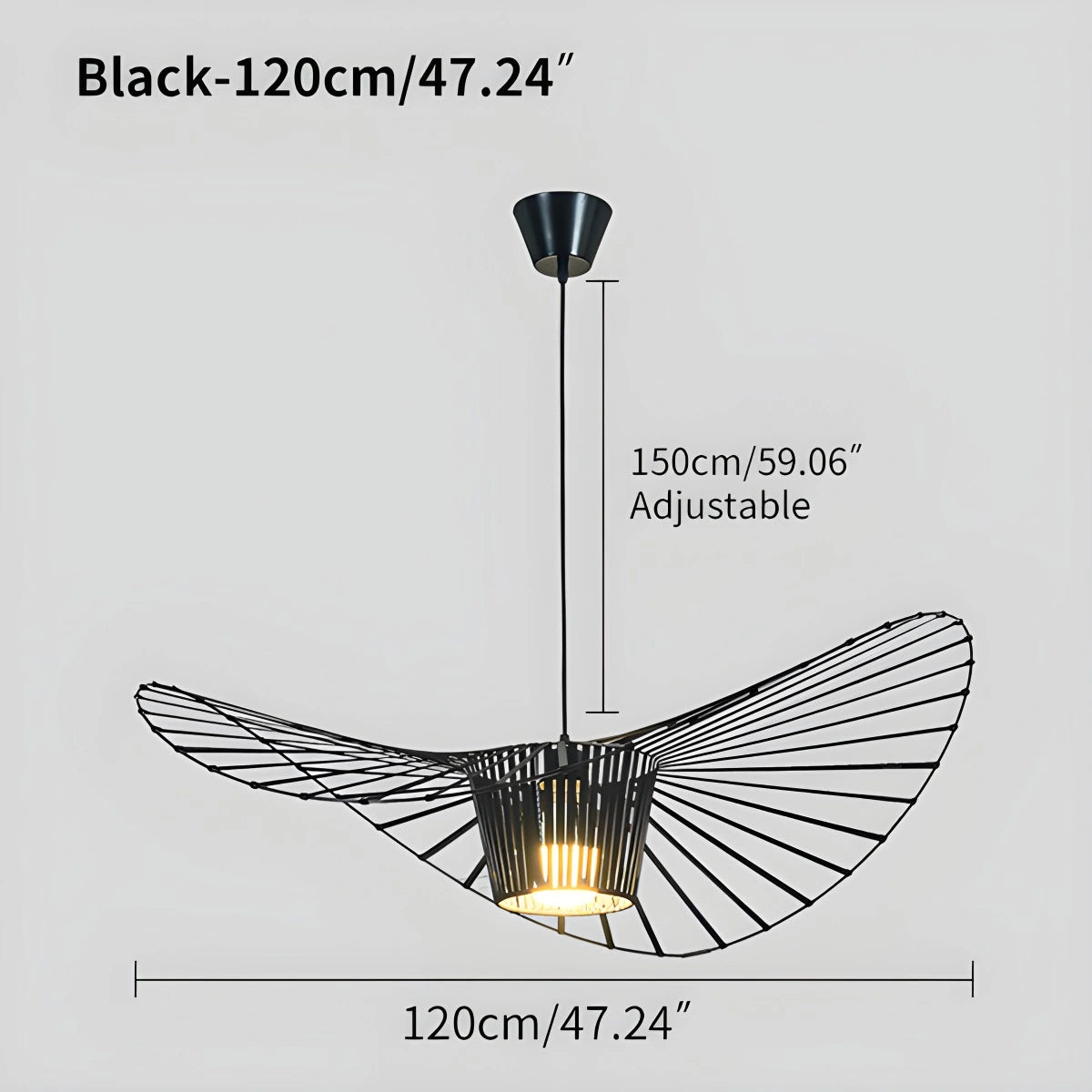 Antizer Vertigo Creative Straw Hat Pendant Light