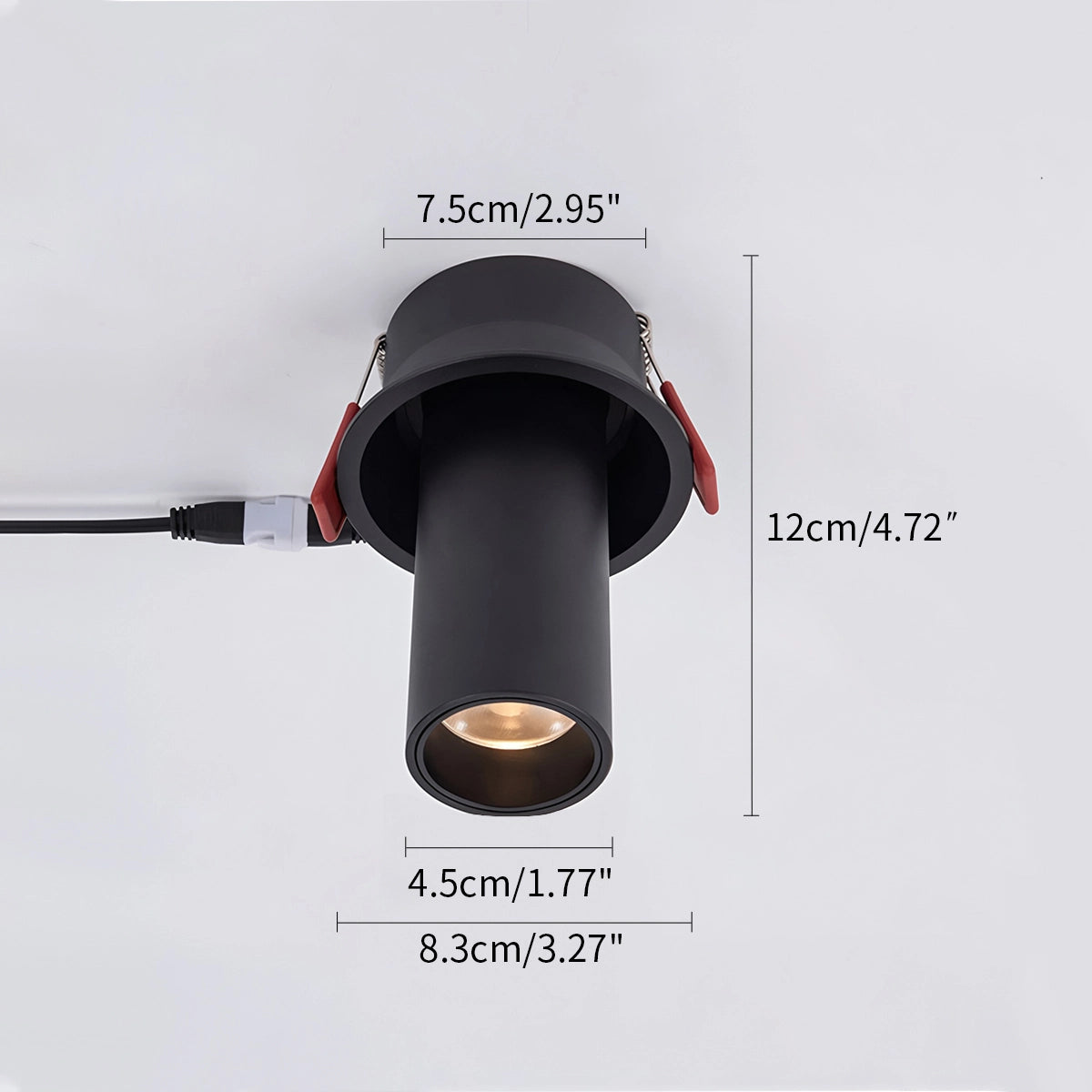 Antizer Modern Embedded Long Tube Ceiling Spotlight