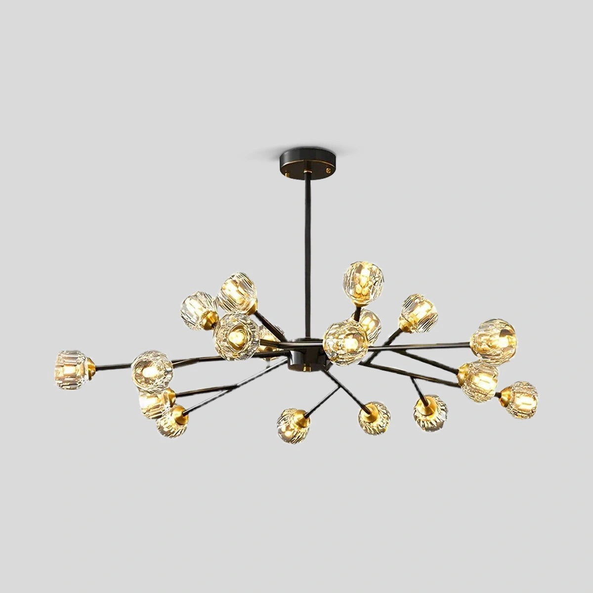 Antizer Crystal Ball Round Cluster Chandelier