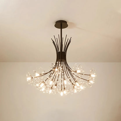 Antizer Gypsophila Bouquet Crystal Flower Chandelier