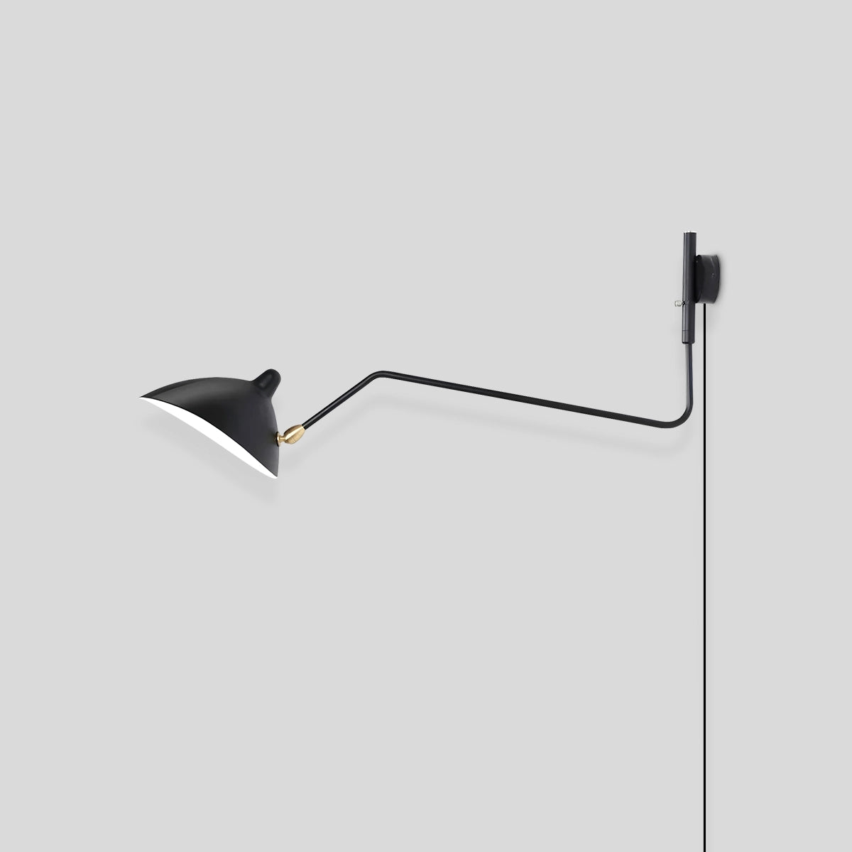 Antizer Two Arm Plug In Wall Sconce for Bedroom