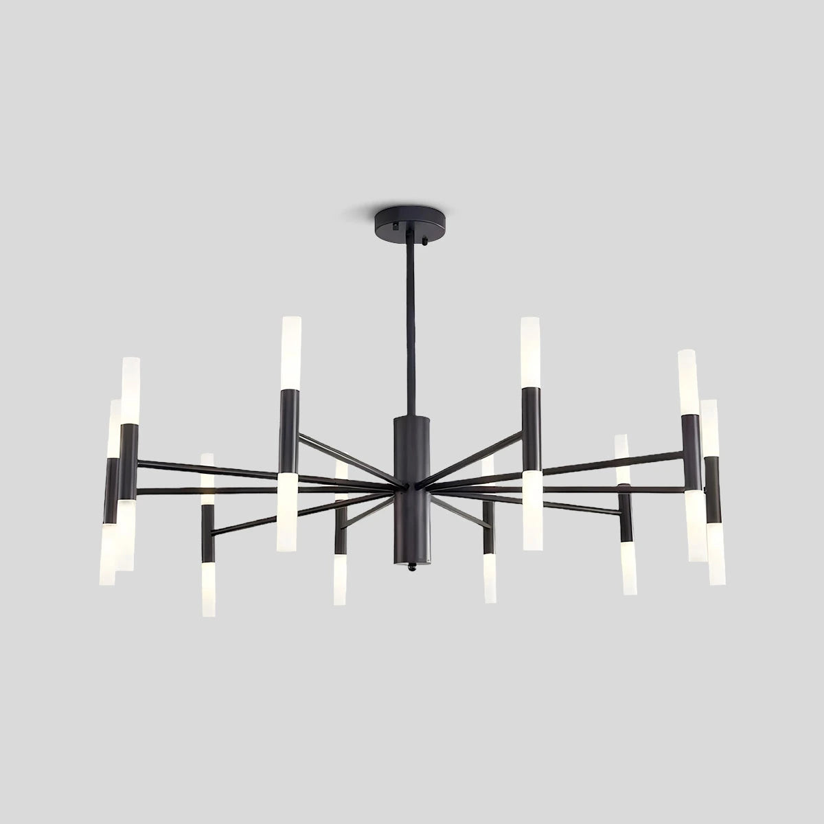 Antizer Adjustable Round Tube Chandelier