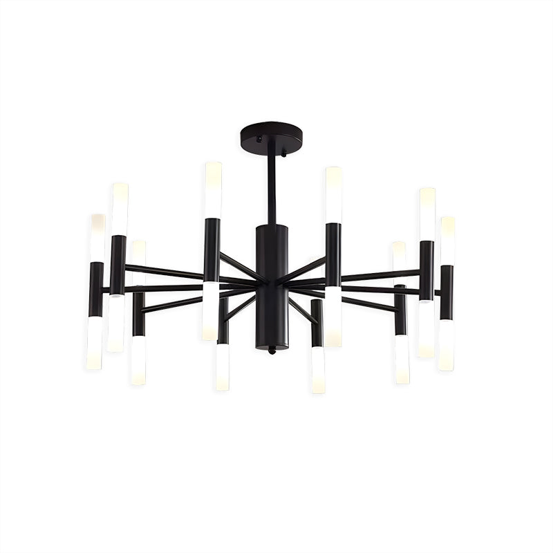 Adjustable Round Tube Chandelier