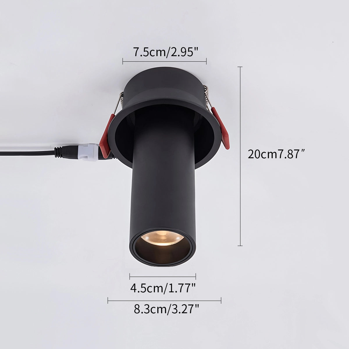 Antizer Modern Embedded Long Tube Ceiling Spotlight