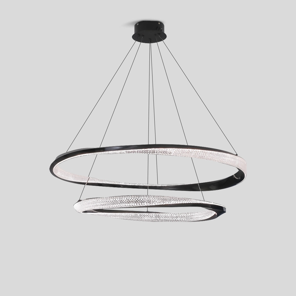 Antizer Modern Simple Mobius Circle Chandelier