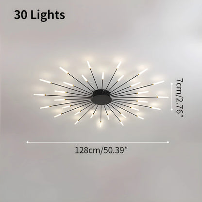 Antizer Fireworks Starburst Ceiling Light