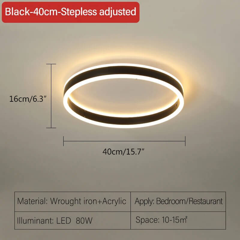 Antizer Simple Modern Round Ceiling Light