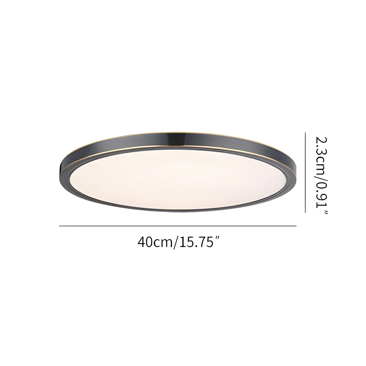 Antizer Ultra Thin Minimalist Ceiling Light for Bedroom