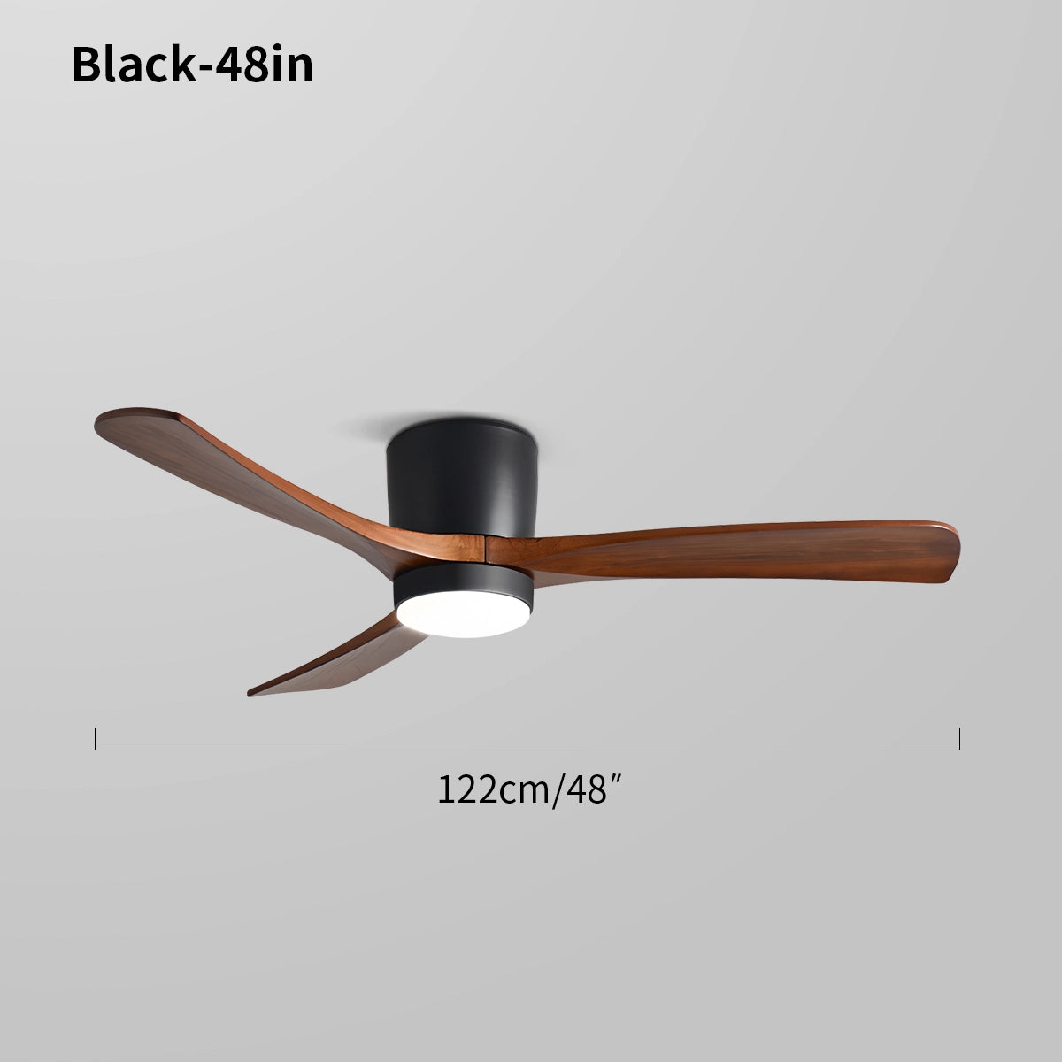 Antizer Large Low Profile Ceiling Fan with Light