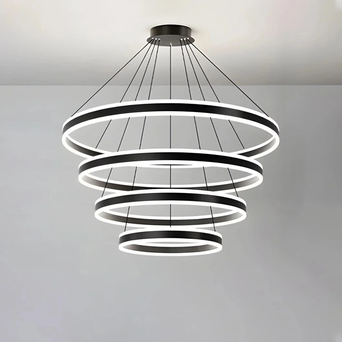 Antizer Circle Layered Living Room Chandelier