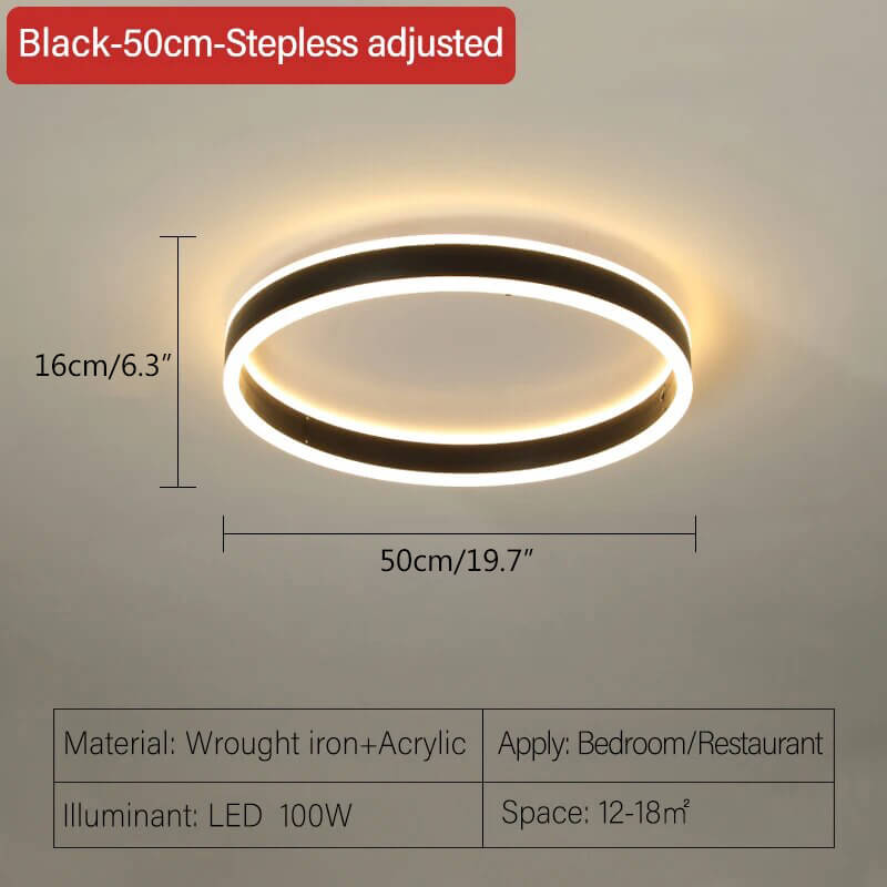 Antizer Simple Modern Round Ceiling Light