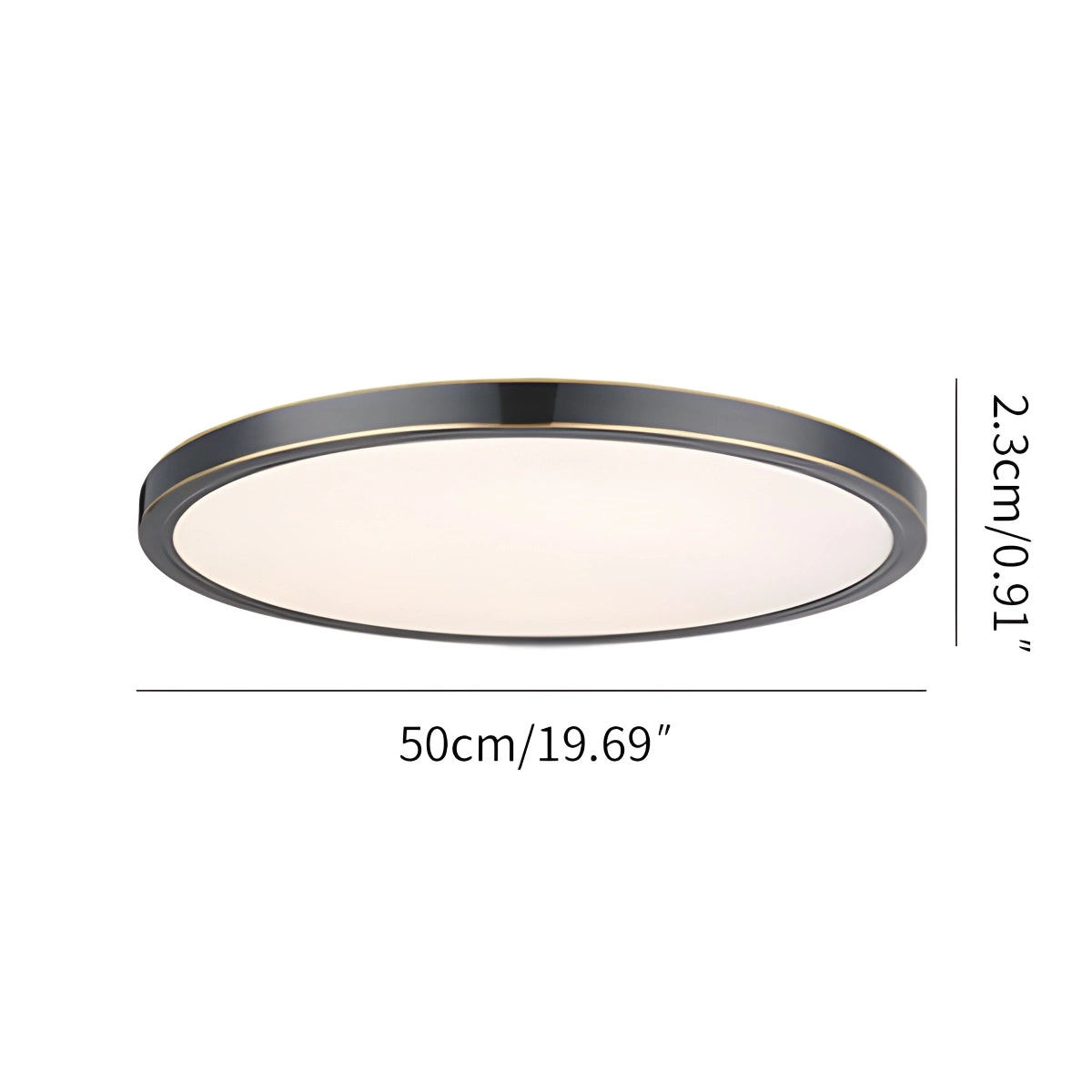 Antizer Ultra Thin Minimalist Ceiling Light for Bedroom