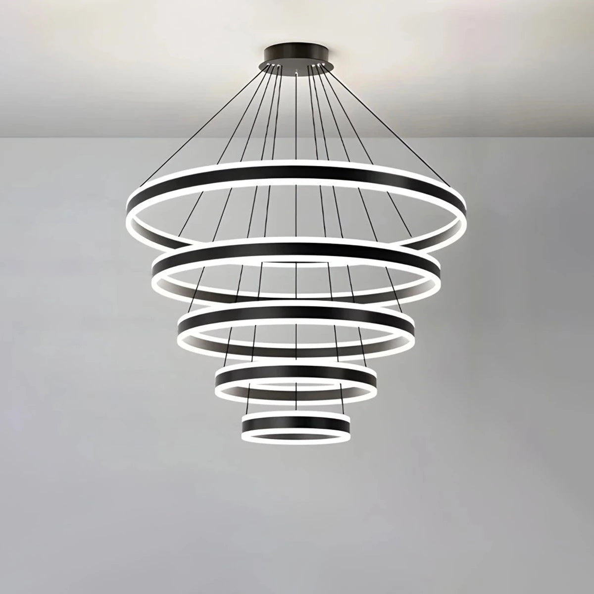 Antizer Circle Layered Living Room Chandelier