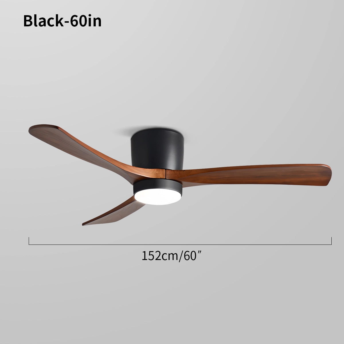 Antizer Large Low Profile Ceiling Fan with Light
