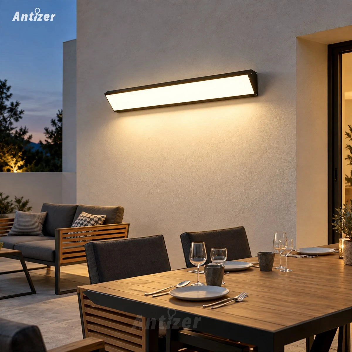 Lámpara de pared exterior impermeable Antizer
