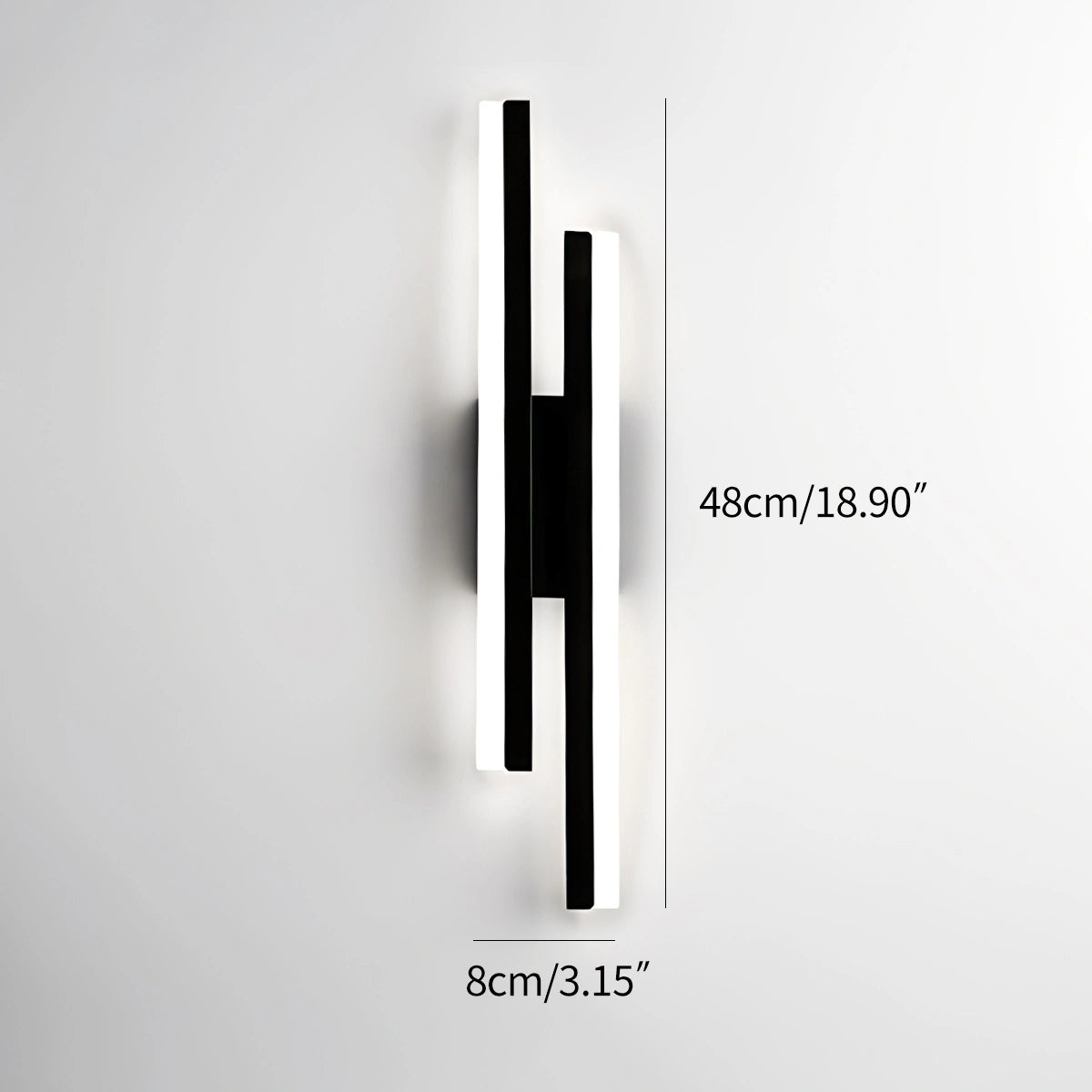 Antier Alana Minimalist H-Shaped Wall Lamp