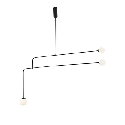 Antizer Minimalist Linear Metal Chandelier