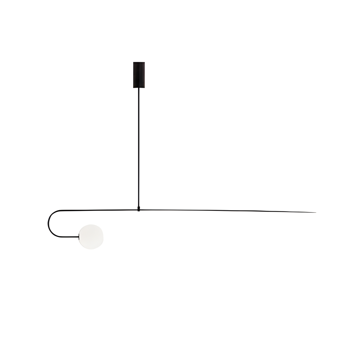 Antizer Minimalist Linear Metal Chandelier