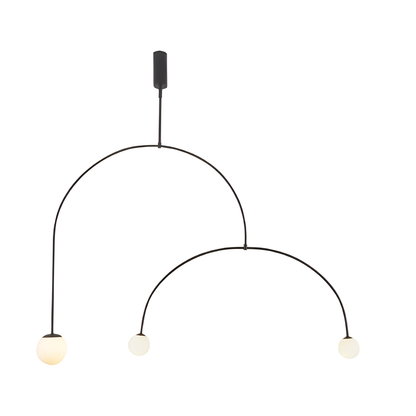 Antizer Minimalist Linear Metal Chandelier