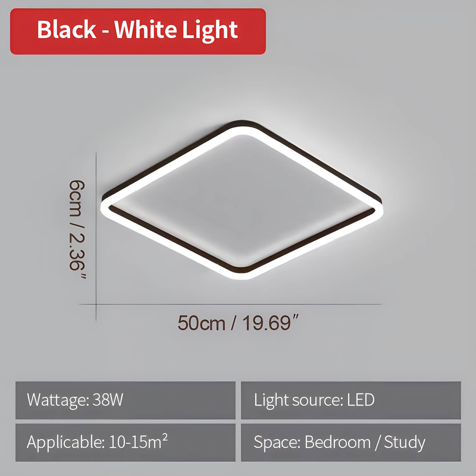 LED Square Ceiling Light