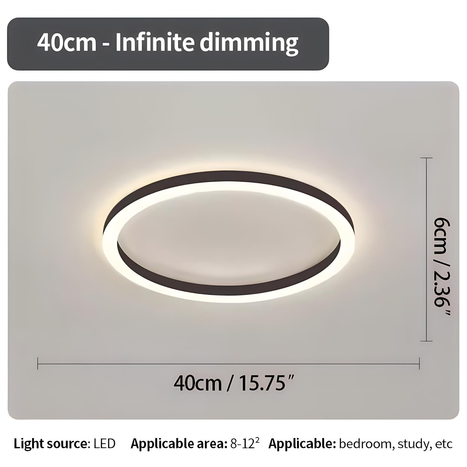 Nordic Circular Ceiling Lamp