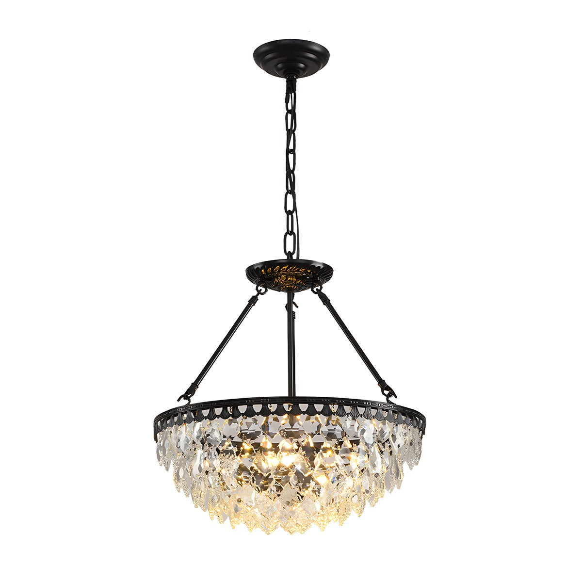 Crown Crystal Led Chandelier