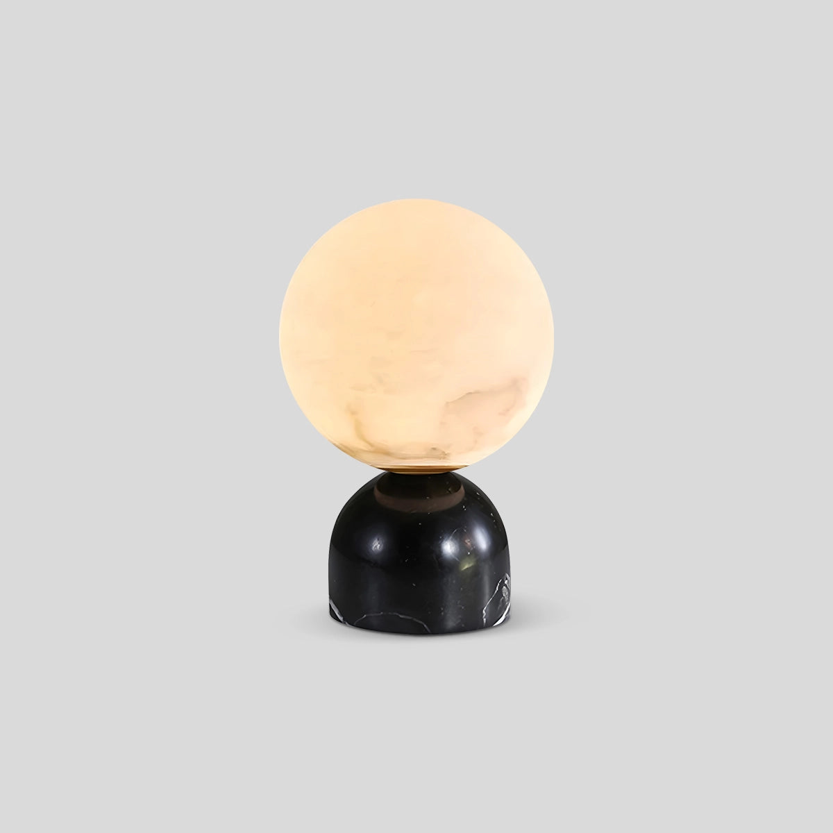 Antizer Modern Globe Spanish Alabaster Table Lamp Bedside Lighting