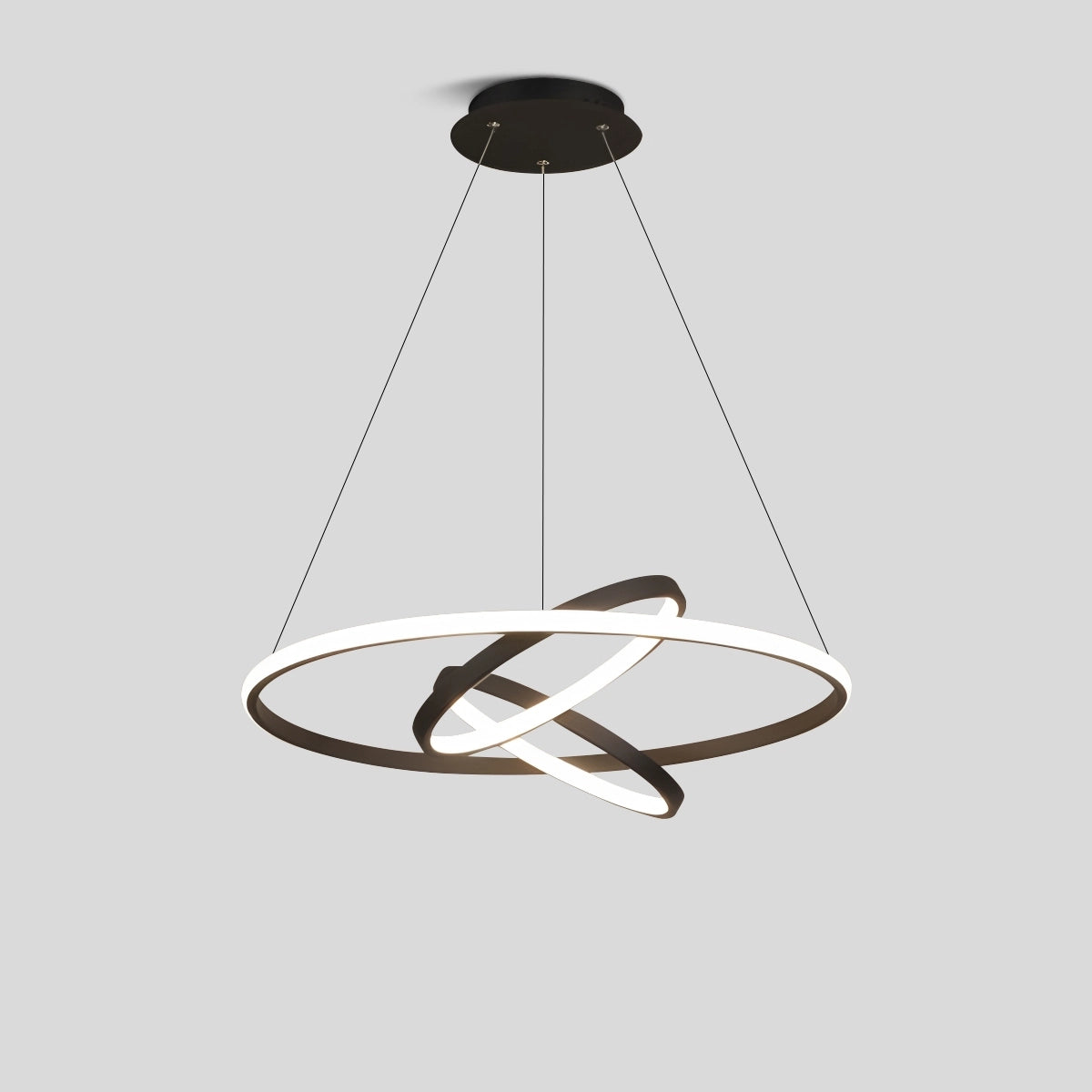 Antizer Minimalist Circular Chandelier Modern Lighting Fixture