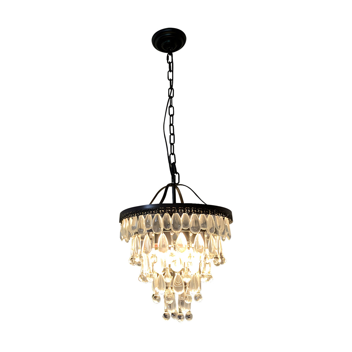 Droplet Crystal Chandelier