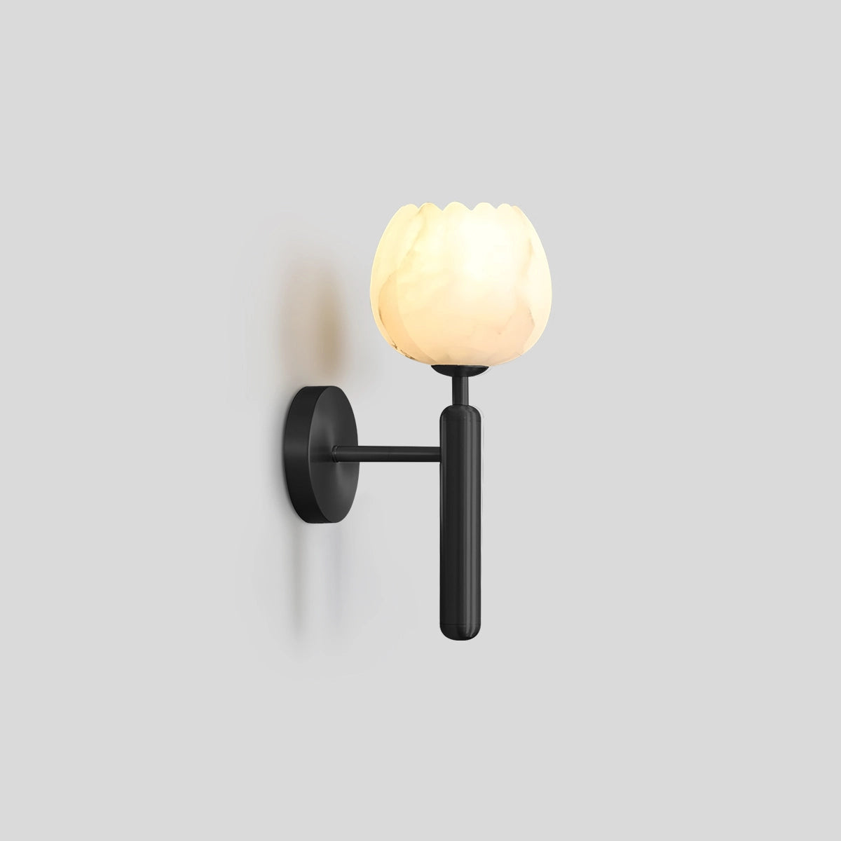 Antizer Creative Flower Shaped Alabaster Wall Lamp