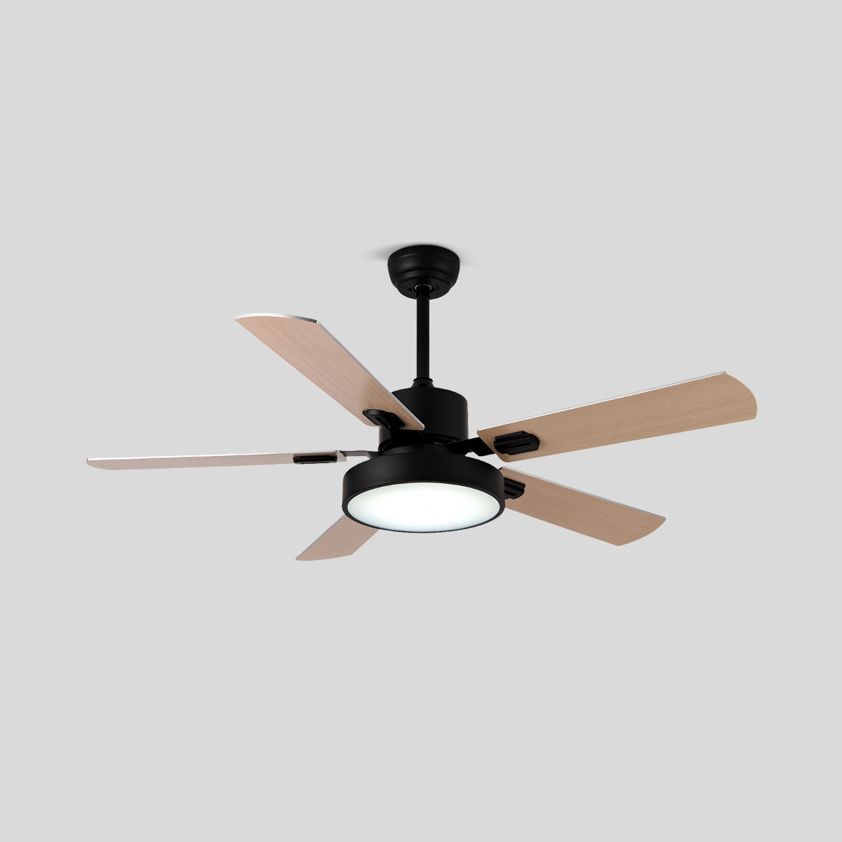 Antizer 5 Blade Vintage Ceiling Fan Light for Living Room