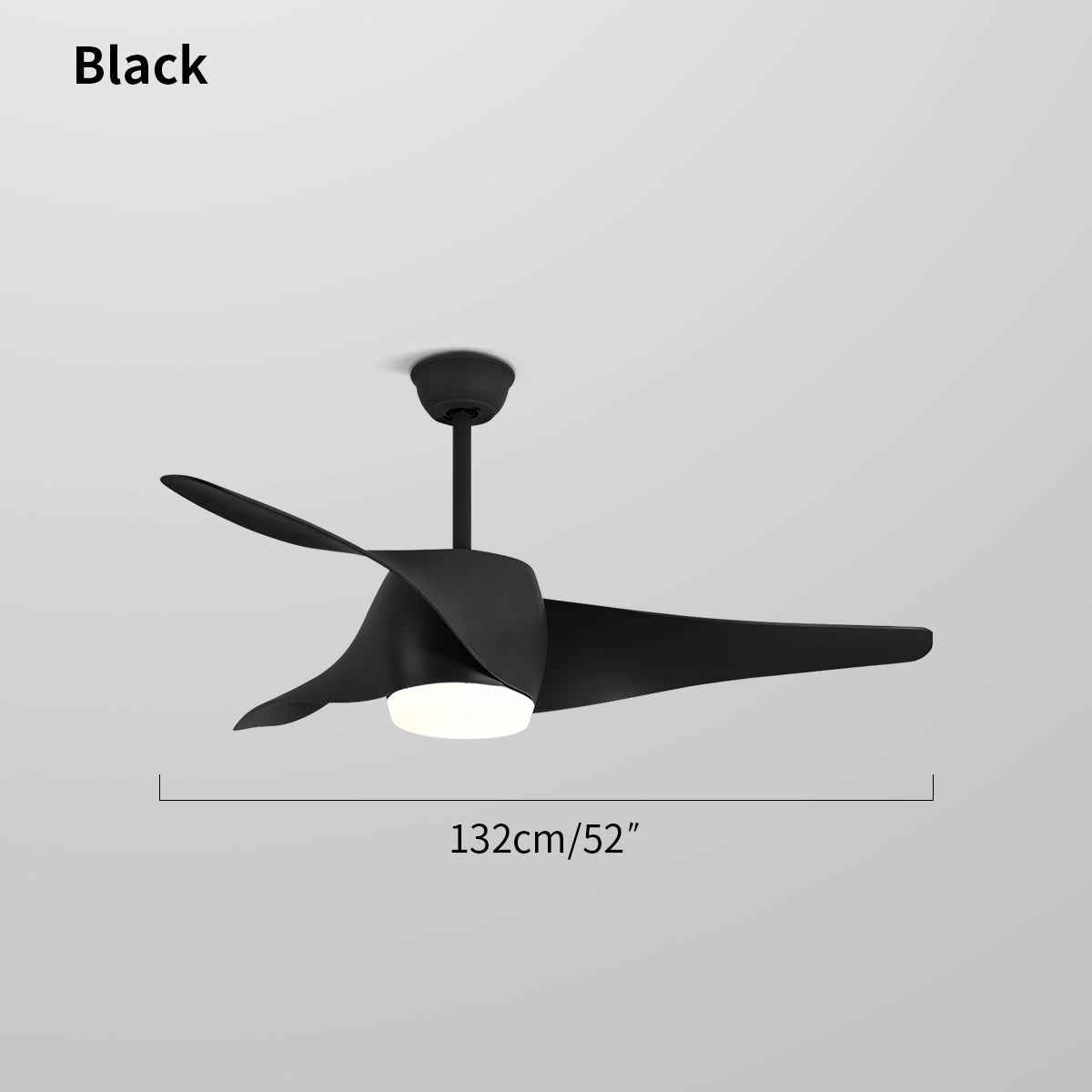 Antizer Propeller Ceiling Fan Lamp for Dining Room