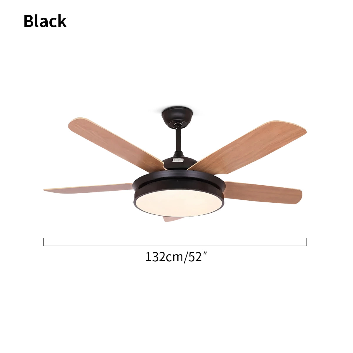 Antizer 5 Blade Ceiling Fan Light for Living Room